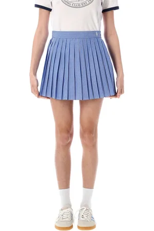 Sporty & Rich Pleated Mini Skirt Blu
