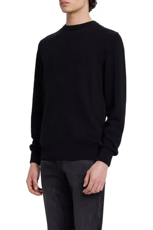 7 for all Mankind Crew Neck Knit Cashmere Black