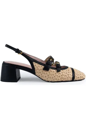 Coccinelle With Heel Naturalnoir