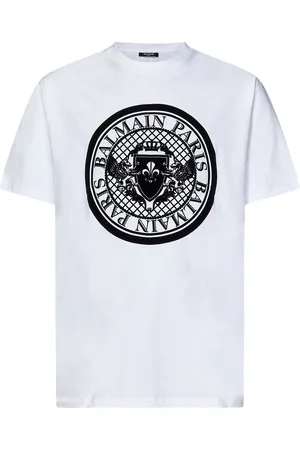 Balmain T-shirts and Polos White