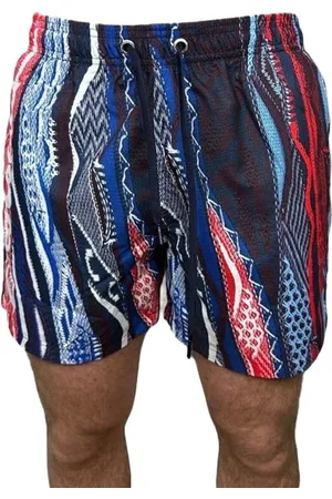 Carlo Colucci All Over Print Swim Navy