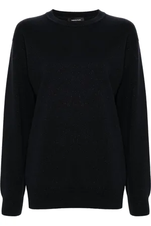 Fabiana Filippi Crew-neck glittered jumper