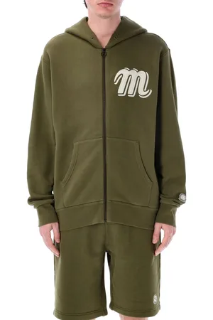 Moncler Hoodie Zip Marrone