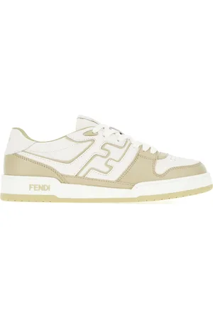 Fendi Two-tone leather Match sneakers