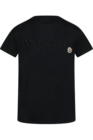 Moncler Kinder Jongens T-Shirt In Licht Blauw