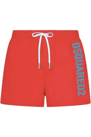 Dsquared2 Vertical name Swimshort Red Blue