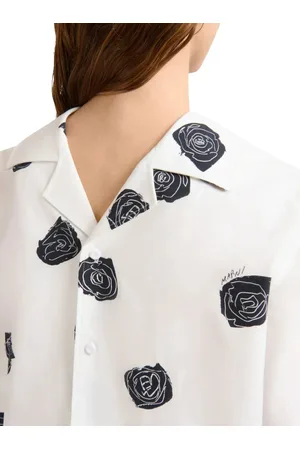 Marni Floral Top White