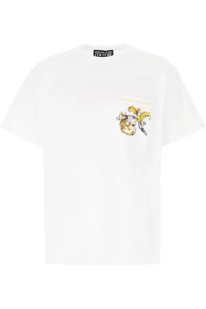 VERSACE White cotton t-shirt