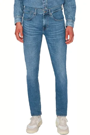 7 for all Mankind Slimmy Jazz Age Mid Blue