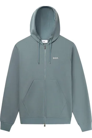 BALR. Q Series Regular Fit Zip Hoodie Blu