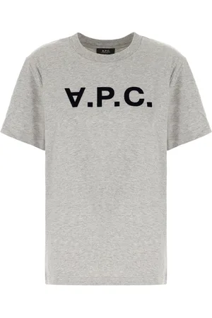 A.P.C. Grey cotton t-shirt