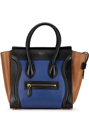 Céline 2014 Micro Tricolor Leather Luggage Tote