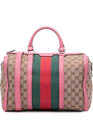 Gucci 2016-2024 GG Canvas Web Joy Boston Bag