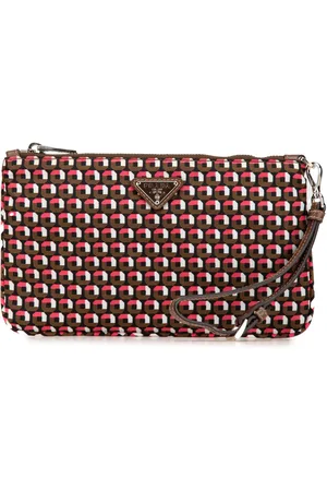 Prada 2000-2013 Tessuto Stampato Wristlet Clutch