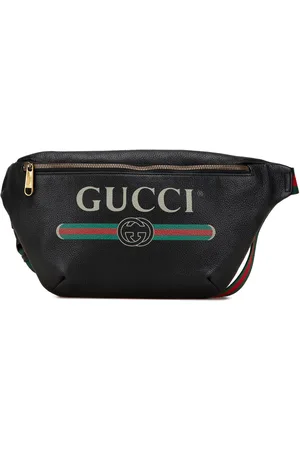 Gucci 2000-2015 Grained Calfskin Logo Belt Bag