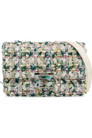 CHANEL 2018 Tweed Beauty Lock Flap Bag