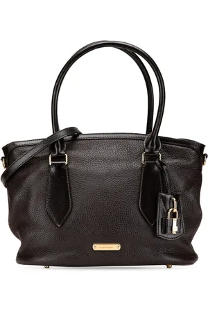 Burberry 2013-2024 Medium Grainy Calfskin Baynard Satchel