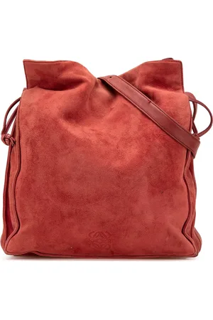 Loewe 2000-2024 Suede Drawstring Flamenco Crossbody
