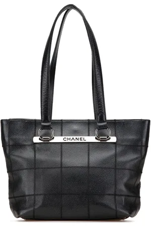 CHANEL 2005-2006 Caviar Choco Bar Tote