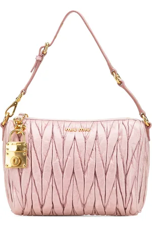 Miu Miu 2010-2024 Nappa Matelasse Lux Charm Shoulder Bag