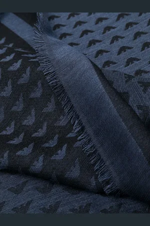 Emporio Armani Scarfs Blue