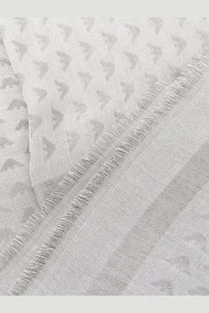 Emporio Armani Scarfs Grey