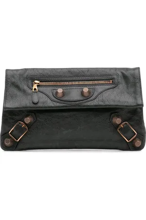 Balenciaga 2005-2024 Lambskin Motocross Giant 21 Envelope Clutch