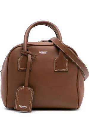 Burberry 2000-2017 Small Smooth Calfskin Cube Satchel