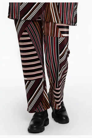 Yoek Tregging STRIPES | Zwart | Maat 38/40