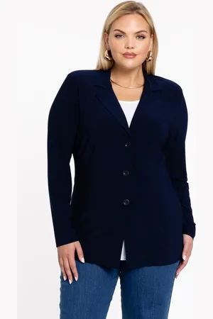 Yoek Blazer kort | Blauw | Maat 38/40