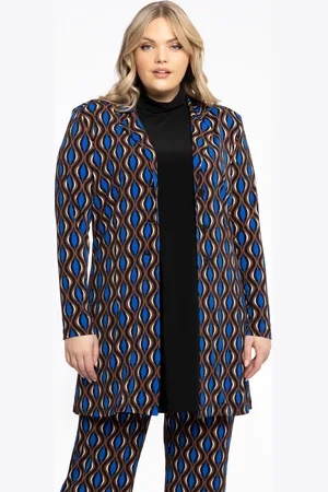 Yoek Blazer Long | Bruin | Maat 38/40