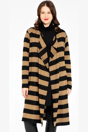 Yoek Vest STRIPE | Zwart | Maat 38/40