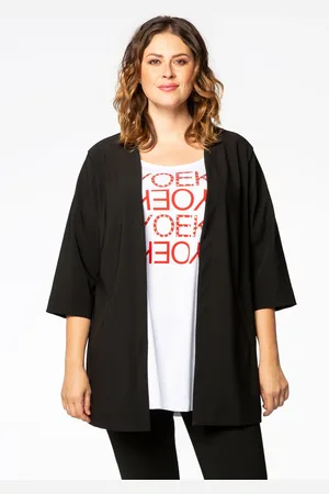 Yoek Jacket OTTOMAN | Zwart | Maat 38/40