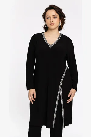 Yoek Tuniek strass | Zwart | Maat 38/40