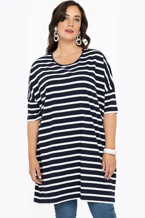 Yoek Shirt wijd | Blauw | Maat 38/40