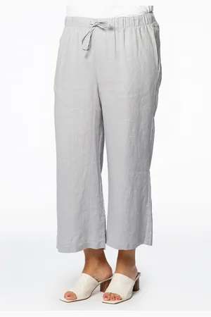 Yoek Broek cropped | Grijs | Maat 38/40