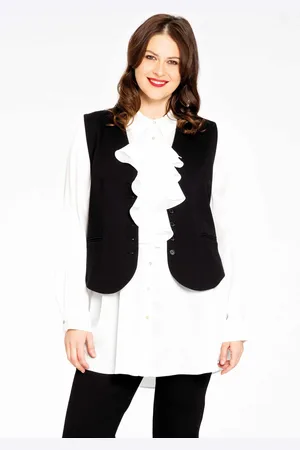 Yoek Gilet | Zwart | Maat 38/40