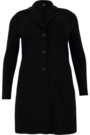 Yoek Lange blazer | Zwart | Maat 38/40