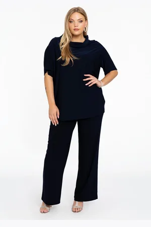 Yoek Broek bootcut | Blauw | Maat 38/40