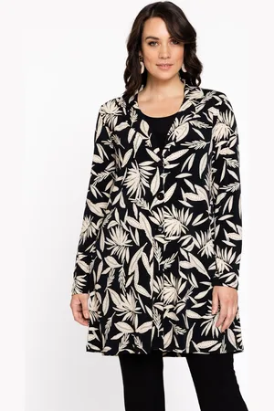 Yoek Blazer A-lijn NORALY | Zwart | Maat 38/40