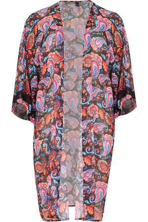 Yoek Kimono PAISLEY | Zwart | Maat 38/40