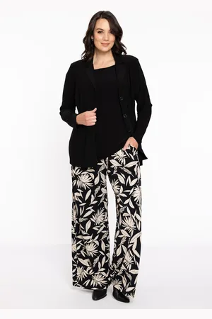 Yoek Broek wijd NORALY | Zwart | Maat 38/40