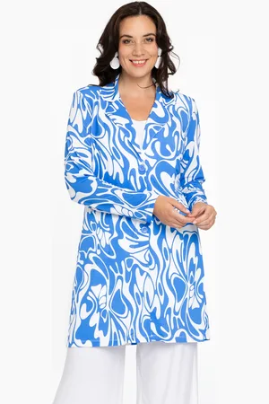 Yoek Blazer | Licht Blauw | Maat 42/44