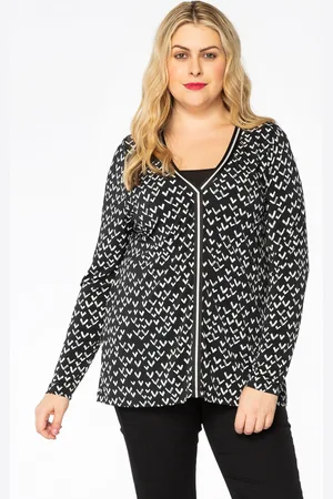 Yoek Shirt relax VENCE | Zwart | Maat 38/40