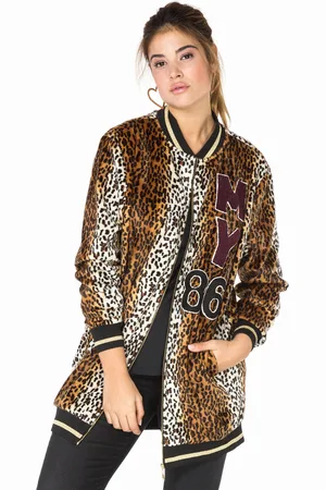Yoek Jacket baseball | Bruin | Maat 38