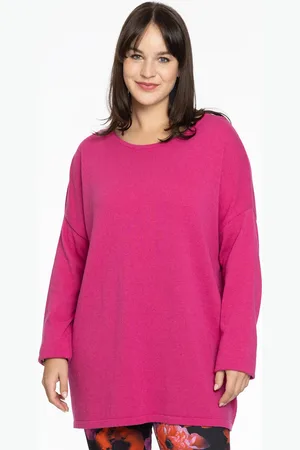 Yoek Trui vierkant cashmere | Roze | Maat 38/40