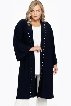 Yoek Kimono met parels | Blauw | Maat 38/40