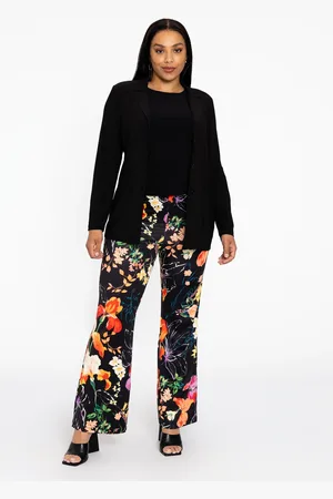 Yoek Pantalon bootcut CAMPO | Zwart | Maat 38/40