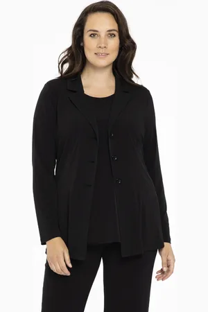 Yoek Blazer kort | Zwart | Maat 38/40