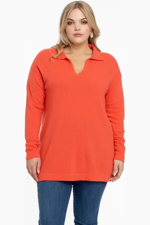 Yoek Polo trui | Oranje | Maat 38/40